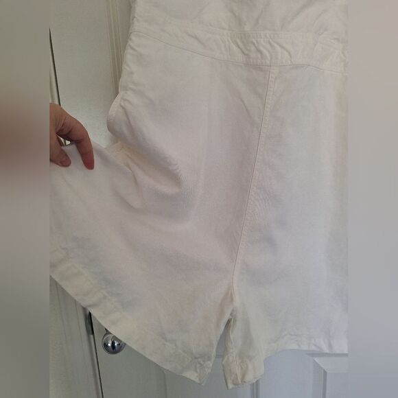 Polo Ralph Lauren Paneled Hemp Play suit Short Overalls Adjustable Pockets Sz 14 - Picture 3 of 10